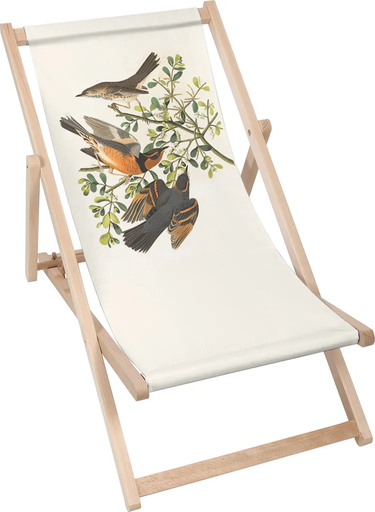 Sdraio Design Legno Dreamroots 3 birds - Pieghevole Portata 130kg