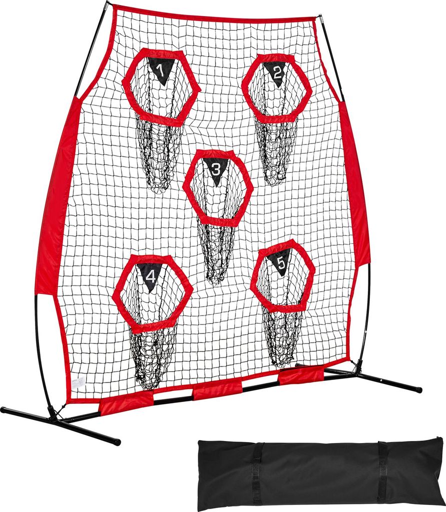 SucceBuy Fußballtrainer Wurfnetz Übungsnetz (208 x 91 x 189 Produktbild 