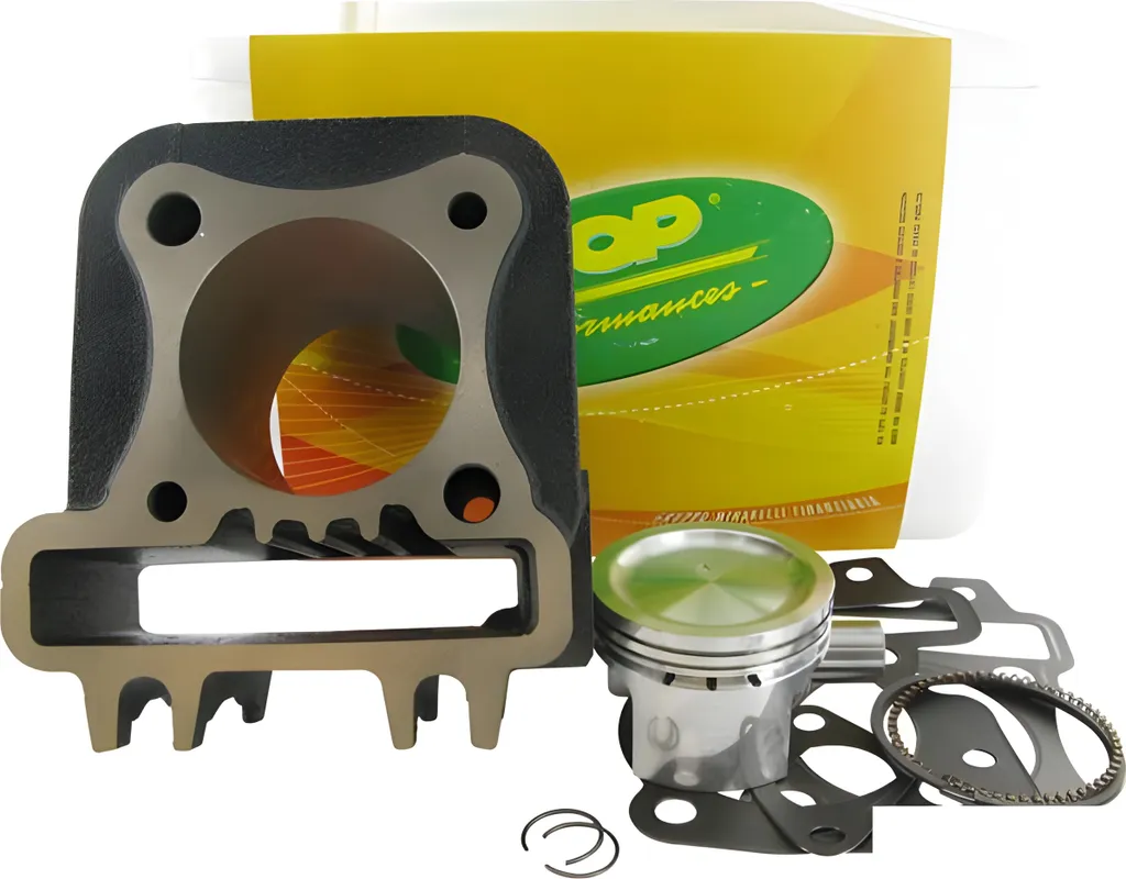 Kit cylindre 80cc pour scooter Piaggio 4T avec piston d49mm Trophy