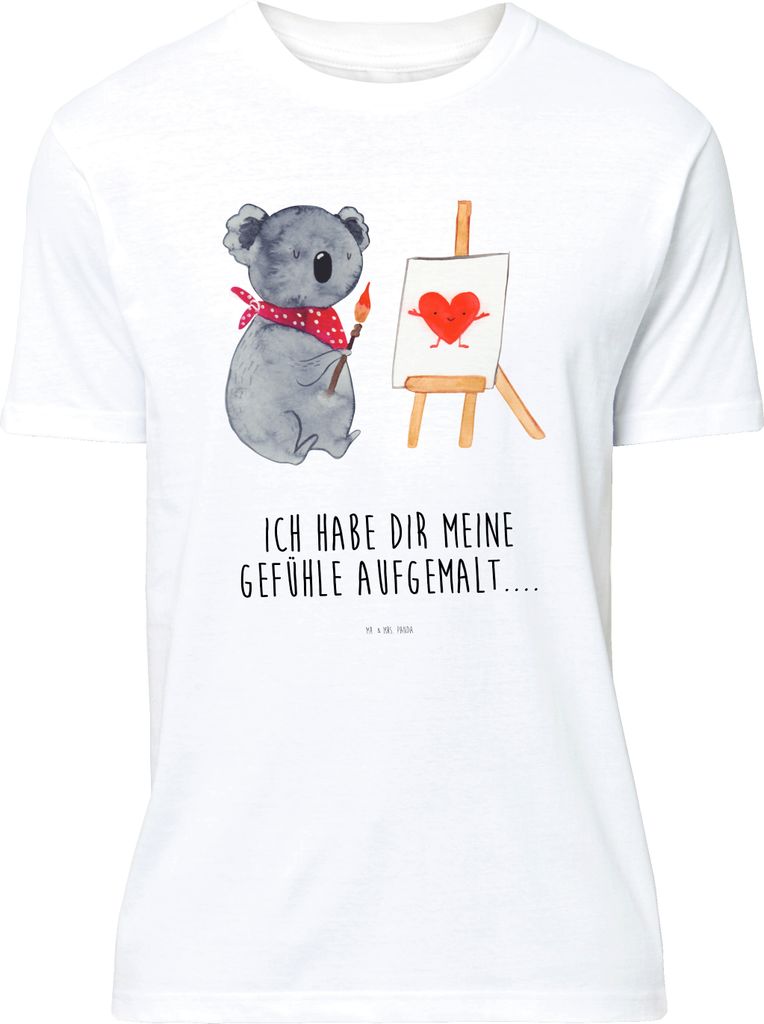 Mr. & Mrs. Panda S T-Shirt Koala Künstler - Weiß - Produktbild 