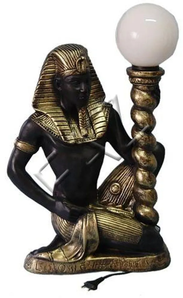 Décoration Égyptienne Design - Statue Lumineuse pour Salon et Bureau