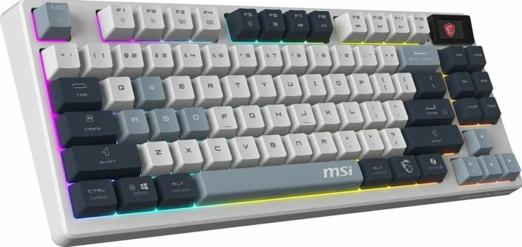 Clavier Filaire MSI Blanc S11-43ESP01-HH9 pour PC et Bureautique