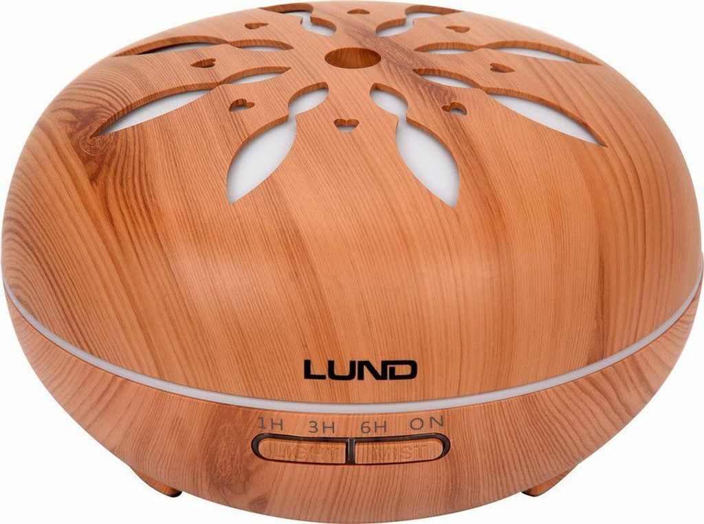 LUND Ultraschall-Luftbefeuchter 500ml mit Duftdiffusor und Fernbedienung