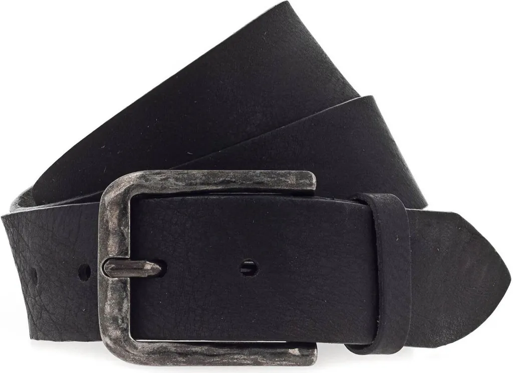 Cintura Uomo Vanzetti 40mm Pelle Nera W85 - Eleganza Quotidiana