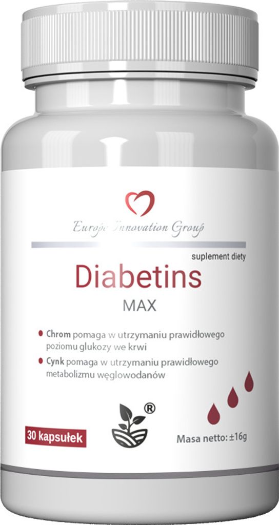 Diabetins Max Nahrungsergänzungsmittel - Kapseln Mit Chrom, Weißer Maulbeere Und Zink 30 Stück. - Alle Heilkräuter
