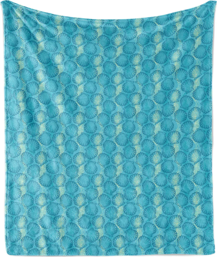 Coperta Pile Flanella Ocean Abakuhaus 125x175 | Morbidezza Marina