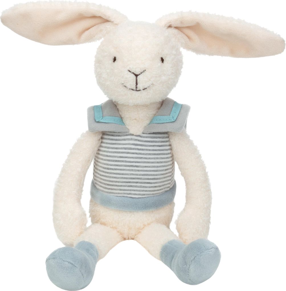 Happy Horse Kuscheltier Kaninchen Rodi 30 cm - weiß blau - Baby Plüschtier