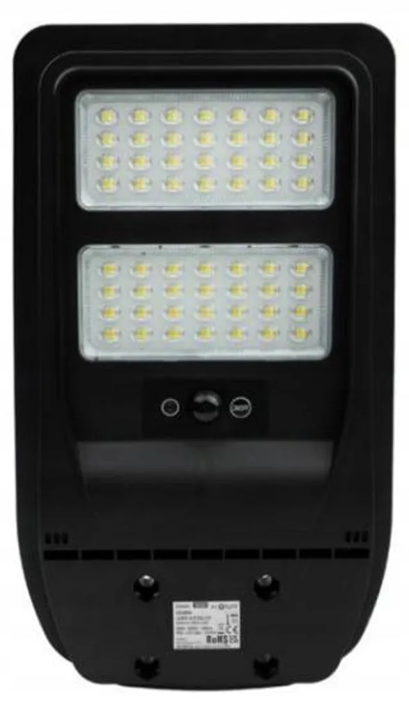 Réverbère solaire LED 100W IP65 avec détecteur pour jardin et allée