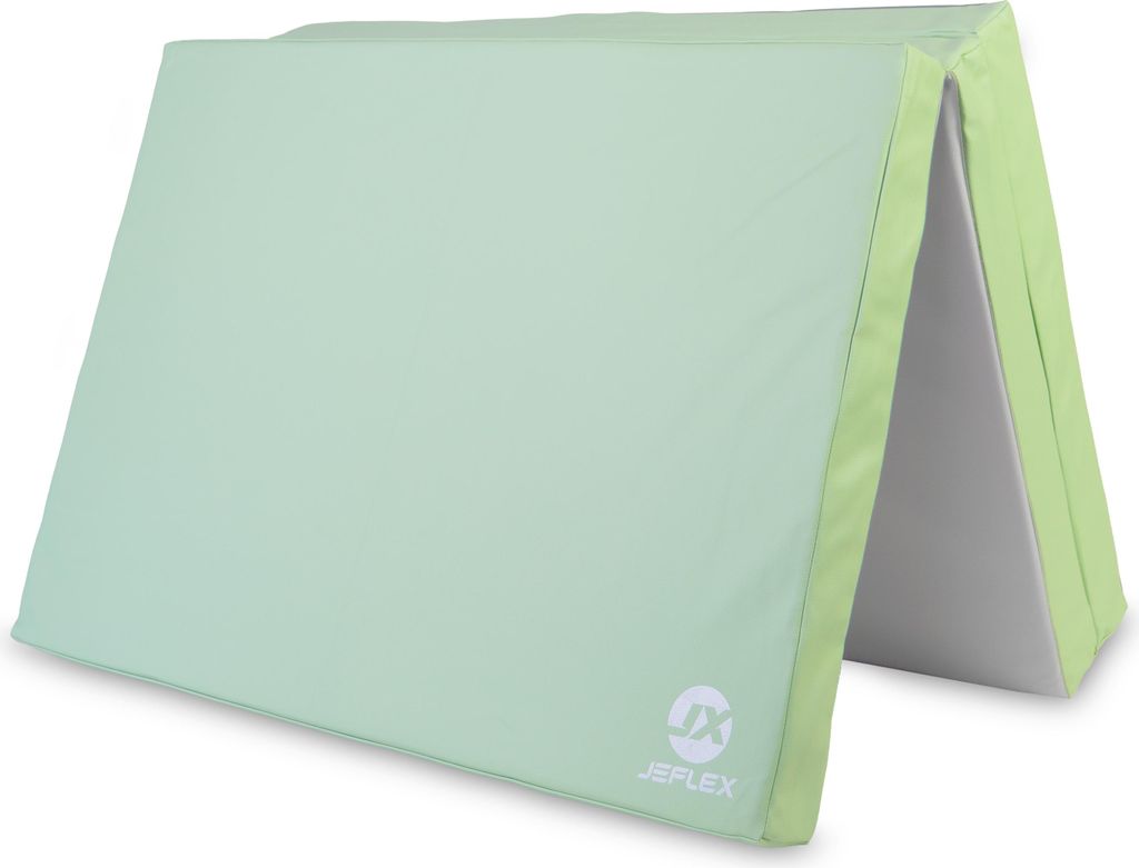 Jeflex klappbare Turnmatte Weichbodenmatte grün/grau 210 x Produktbild 