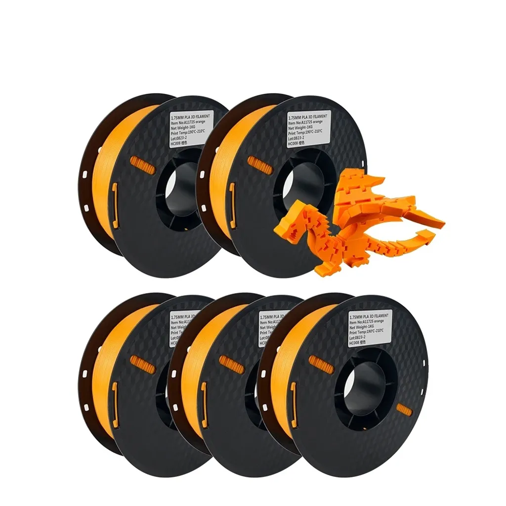 Filamento PLA Arancione 5KG per Stampante 3D | Stock Risparmio Alta Qualità