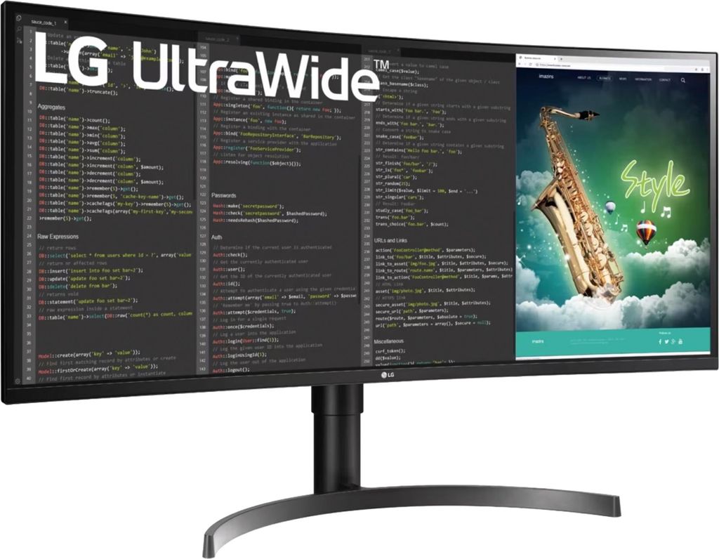 LG UltraWide 35WN75CP-B - LED-Monitor - gebogen - 88.9 cm Image du produit 