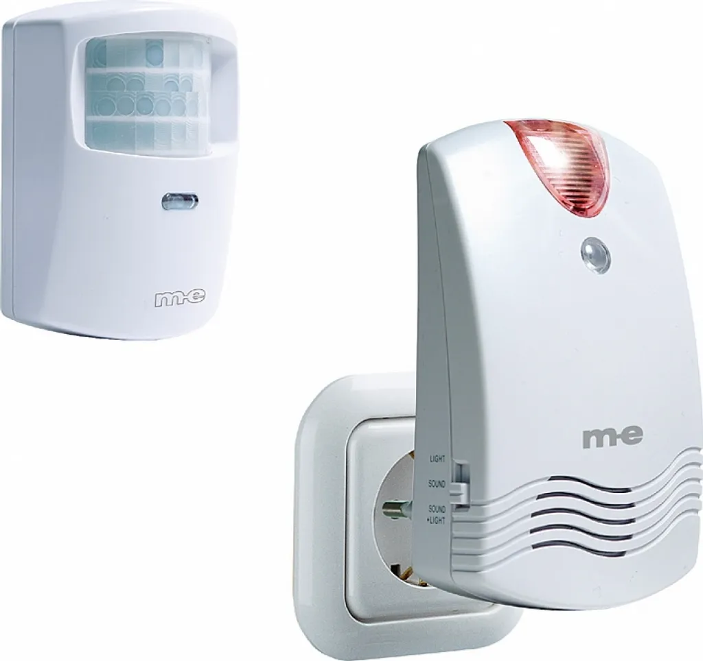 Détecteur de passage radio M-E Dgf-100 Set avec portée de 50 mètres