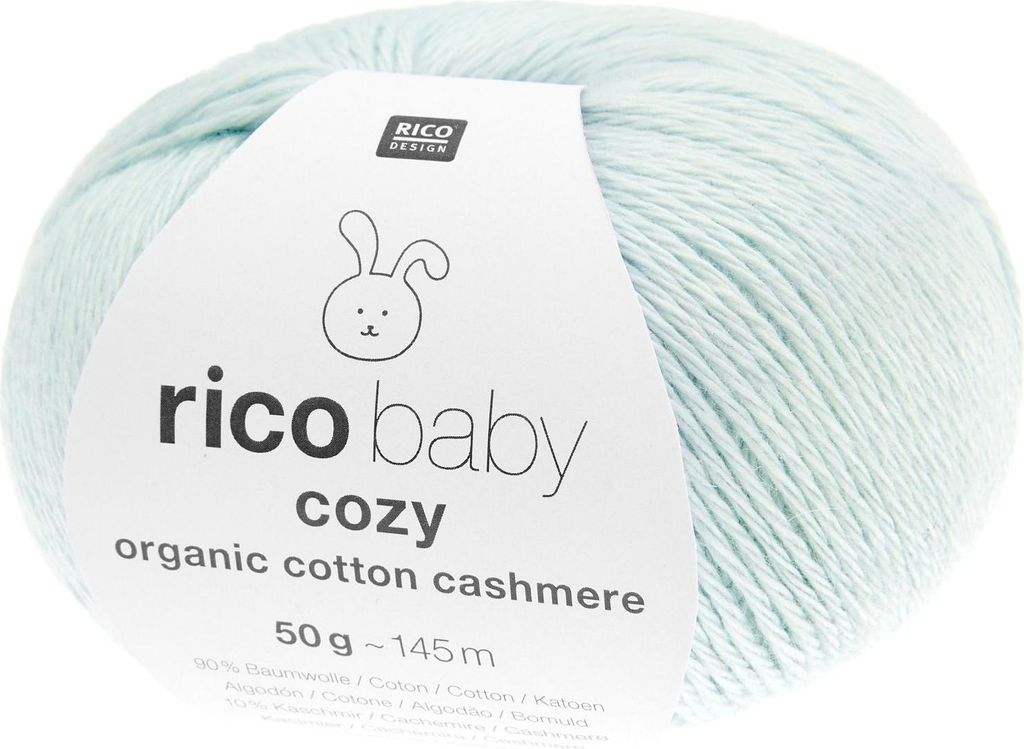 Rico - Baby Cozy Organic Baumwolle Cashmere 0007 hellblau