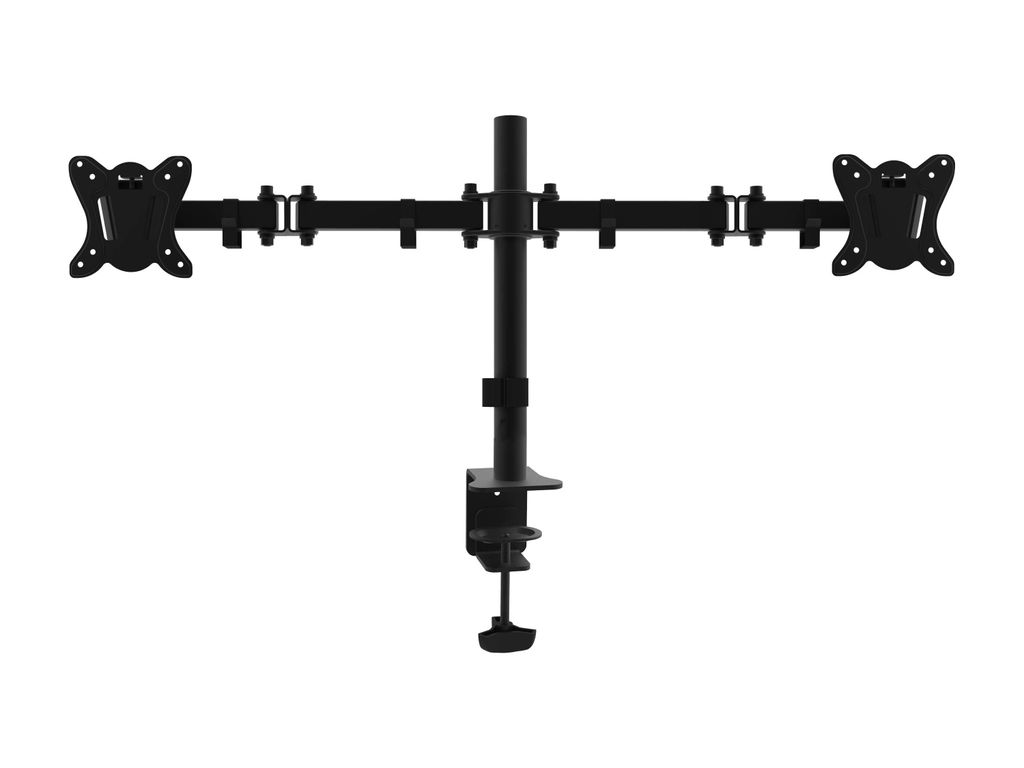 Equip Pro Articulating Dual Monitor Desk Mount Bracket - Befestigungskit - Voll beweglich - für 2 LCD-Displays - Kunststoff, Aluminium, Stahl - Sc...