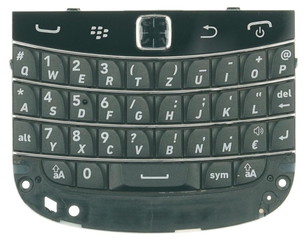 Blackberry 9900 Tastatur QWERTZ UI Board, schwarz Produktbild 
