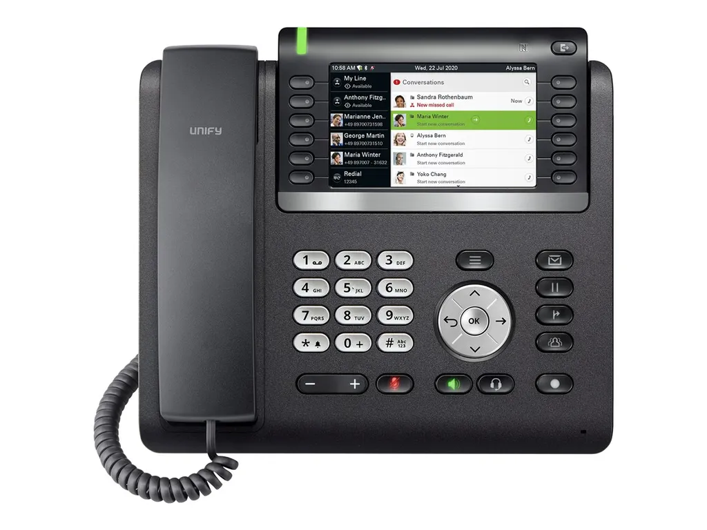 Poste IP Unify OpenScape CP700X - Téléphone de bureau VoIP Premium WiFi