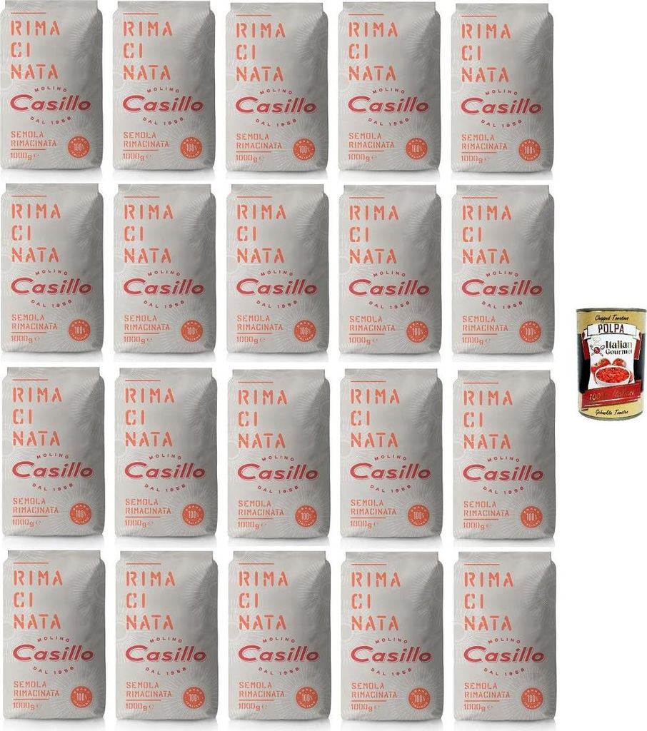 20x Casillo Semola di Grano Duro Rimacinata Nachgemahlener Produktbild 