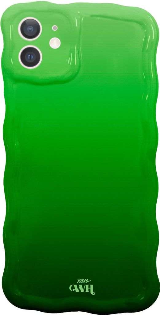 Glossy Wavy Hülle Matcha Coco - Kompatibel mit iPhone 12