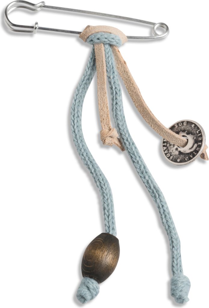 Knit Factory Brosche - Stone Green