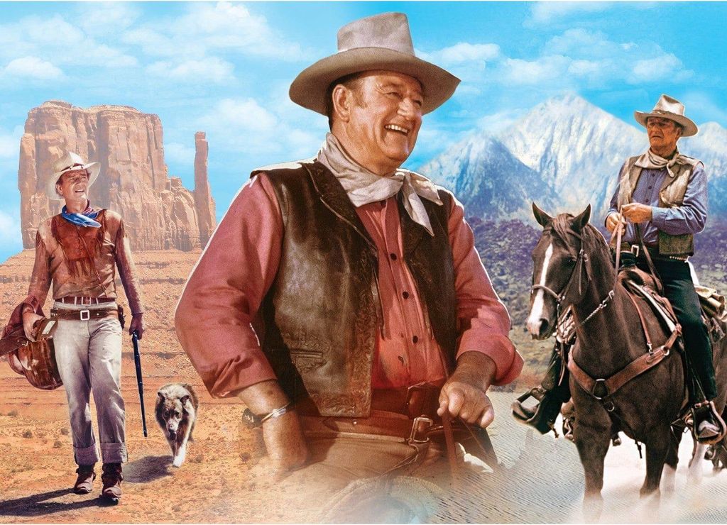 Master Pieces Puzzle John Wayne On the Trail 1000 Teile Puzzle