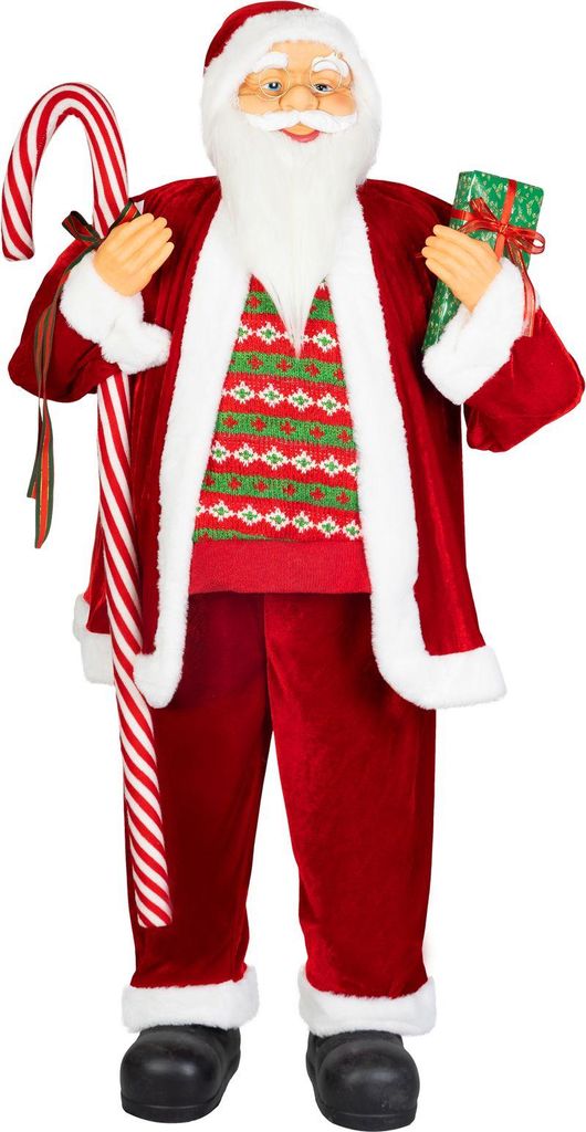 Decorazione MagicHome Natale, Babbo Natale, con regalo, Immagine del prodotto 