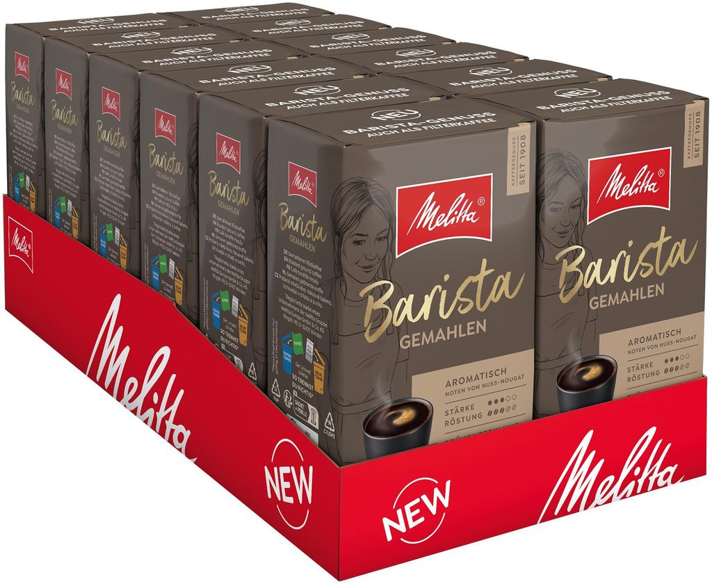 Melitta Barista Filter-Kaffee gemahlen, für Produktbild 