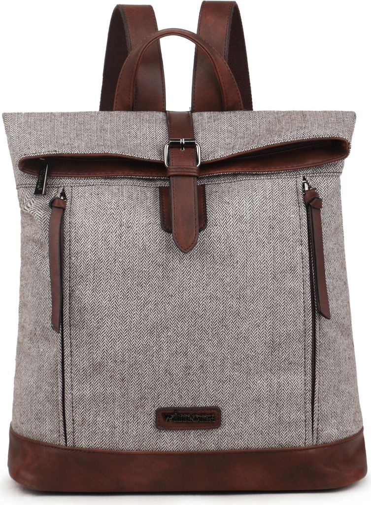 Bolonia Schulter/Rucksack Grau 34X28X12-CM