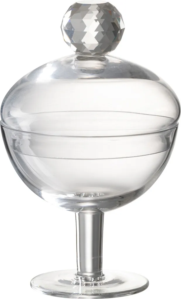 Petit bocal de conservation J-Line Diamand pour épices et décoration