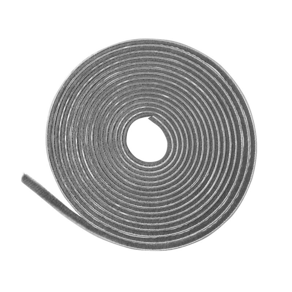 Staubschutzbürste, 4 mm Borsten, 11 m, grau Produktbild 