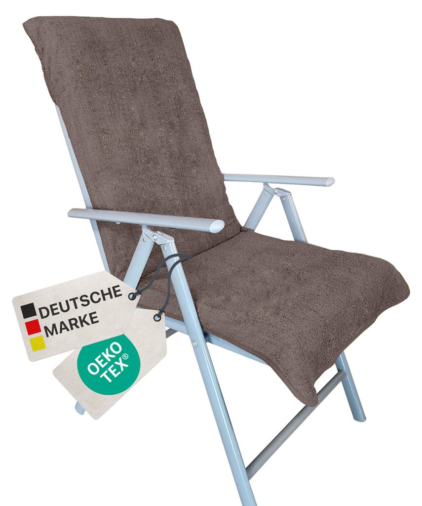 NYVI Frottee Schonbezug für Gartenstuhl NYVISpa 60x130 cm Produktbild 