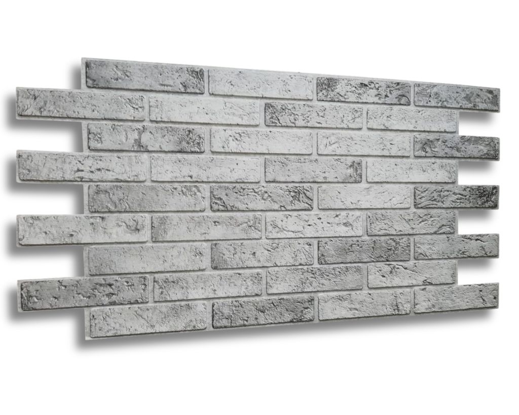 3D PVC Wandpaneele Wandverkleidung PVC-Verkleidung Stein Holz Mosaik Fliesen Imitation (ca. 0,5qm)