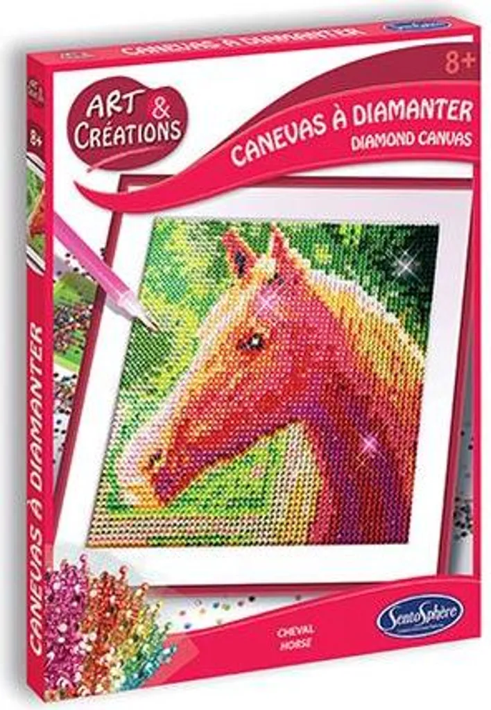 Art et Créations - Canevas à diamanter - Tigre - La Grande Récré Art et Créations - Canevas à diamanter - Tigre - La Grande Récré