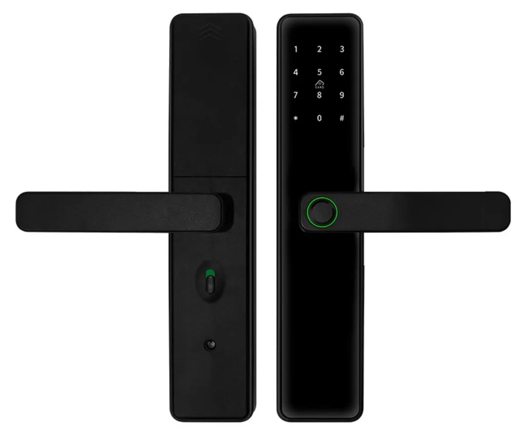 INF Serrure Intelligente en Aluminium 29cm pour Porte en Bois avec Code