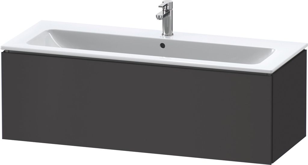 Duravit L-Cube Waschtischunterbau wandhängend, 1 Auszug, 1220x400x481mm, LC614308080