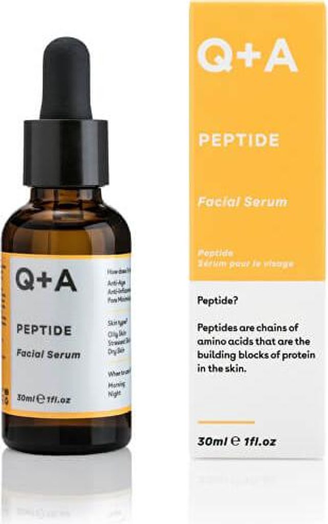 Q+A Peptide Facial Serum Anti-Ageing Face Serum 30ml