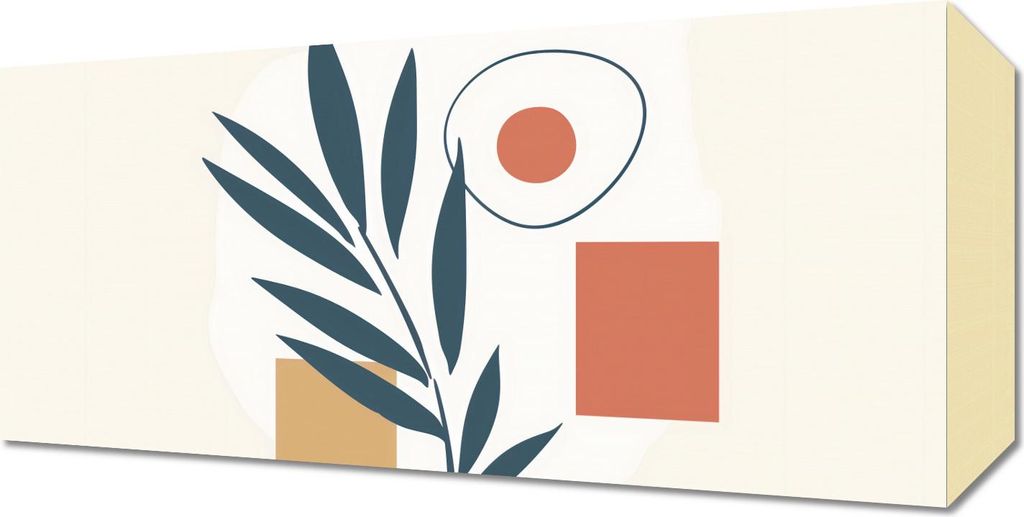 Bild 40x20cm Naturgeflecht