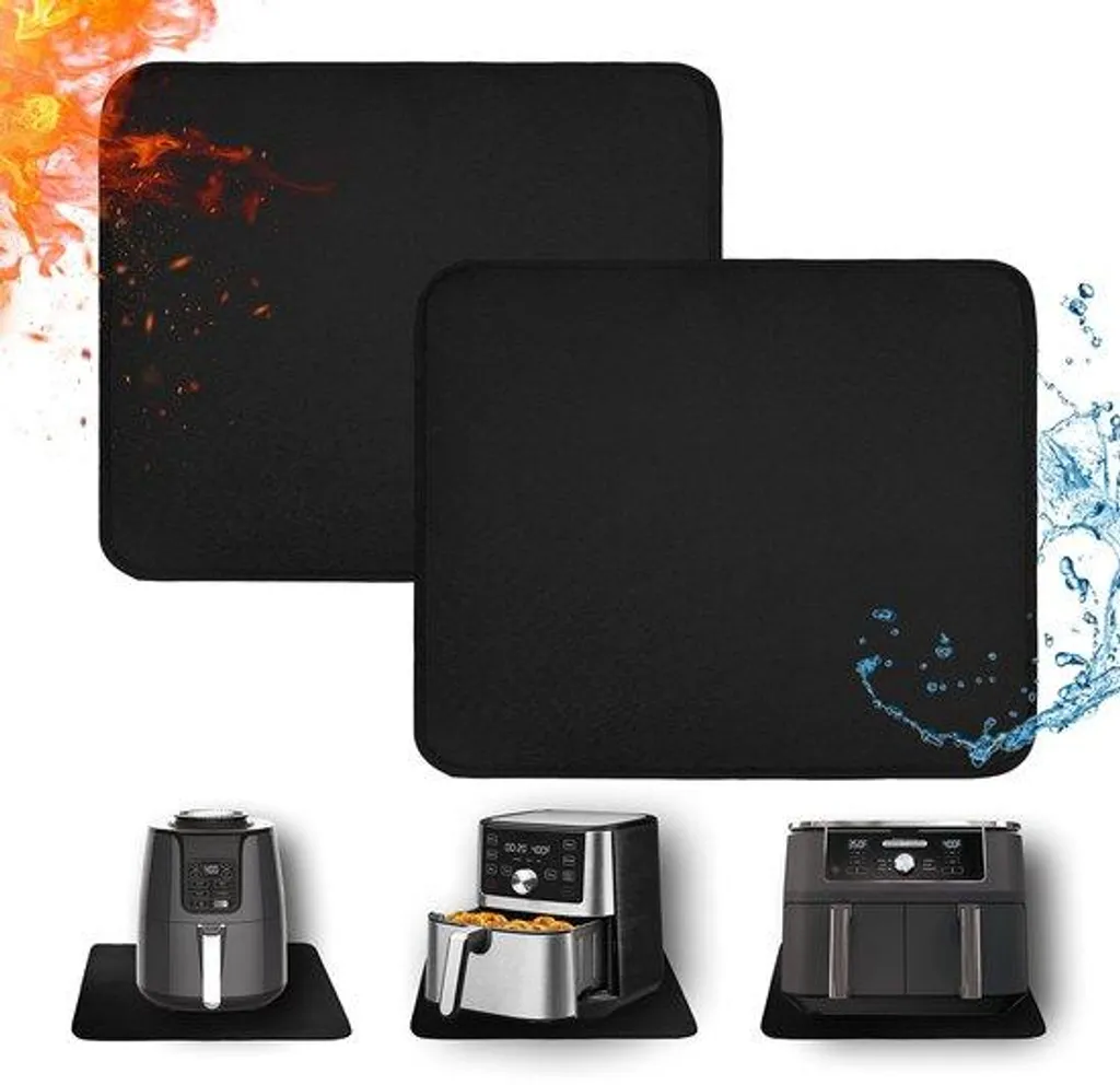 Tapis de cuisson noir 40x60cm imperméable pour protection de table