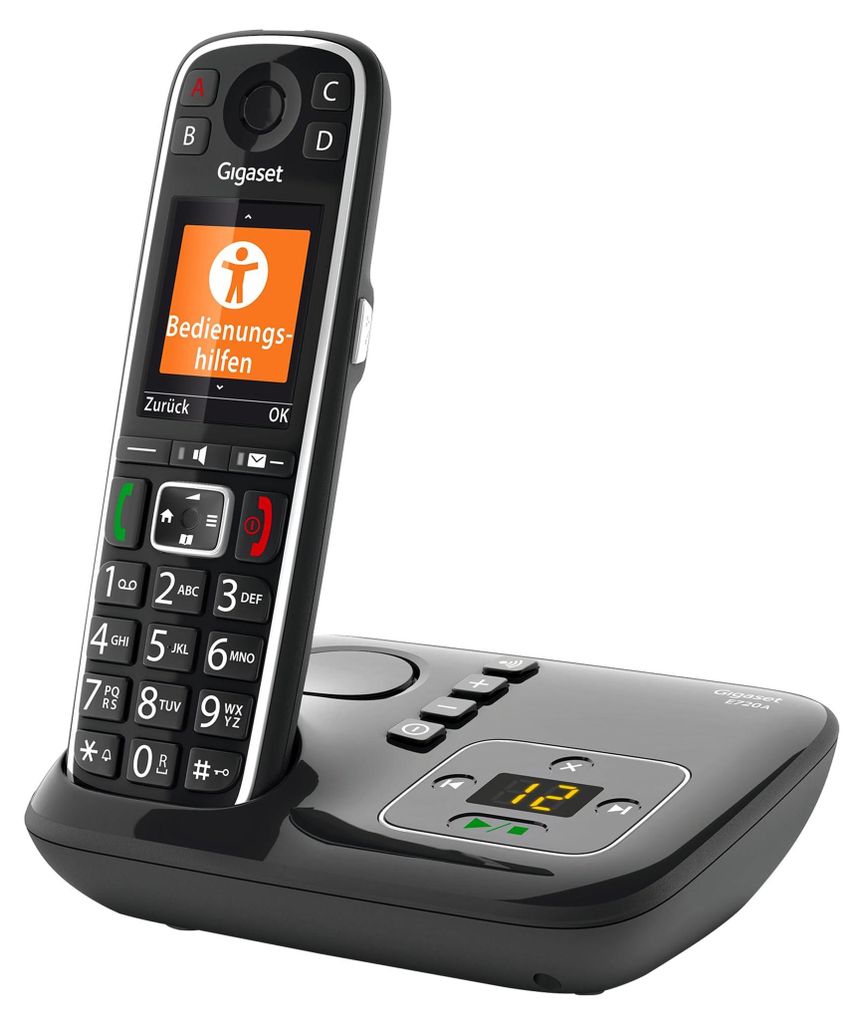 Telefon bezprzewodowy Gigaset E720A z automatyczną Zdjęcie produktu 