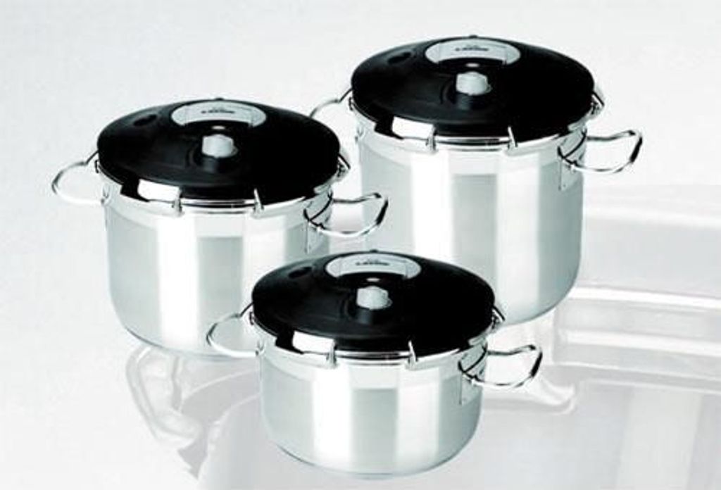 Lacor Chef Luxe 50815 - 15 -Liter -Drucktopf, rostfrei