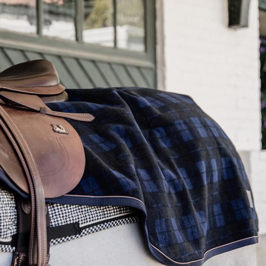 Kentucky Horsewear Ausreitdecke Heavy Fleece - kariert