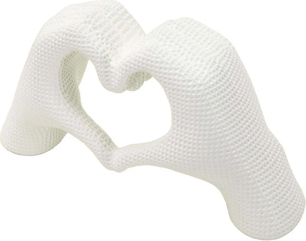 Sculpture Mains Lover Blanche : Art Chic et Durable Mauro Ferretti - 3