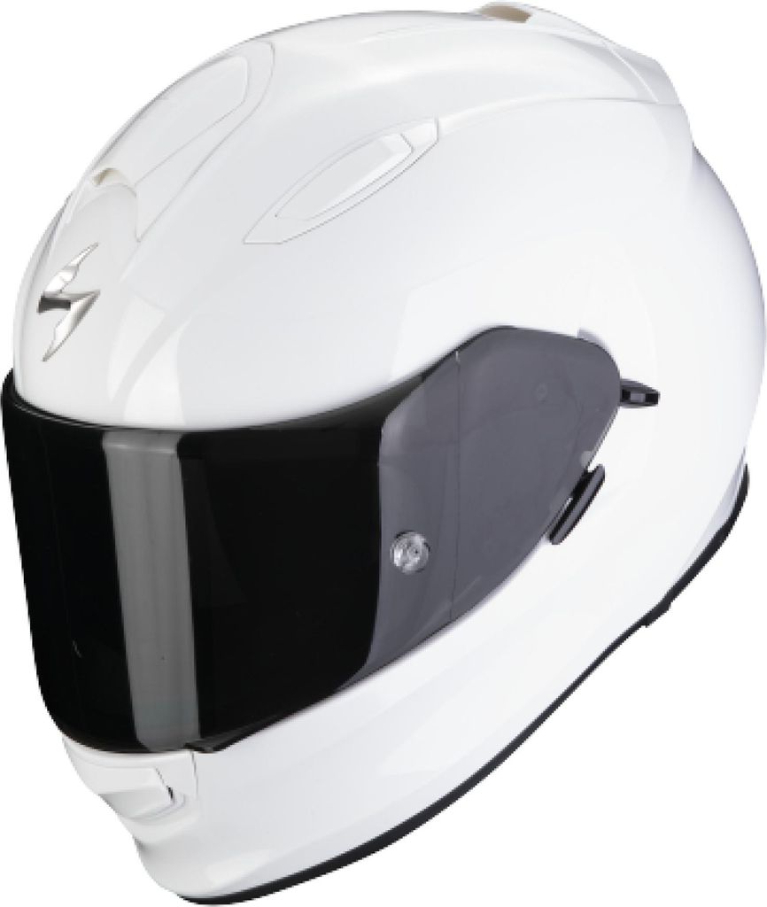 Scorpion EXO-491 Solid Helm, weiß, M (57/58)
