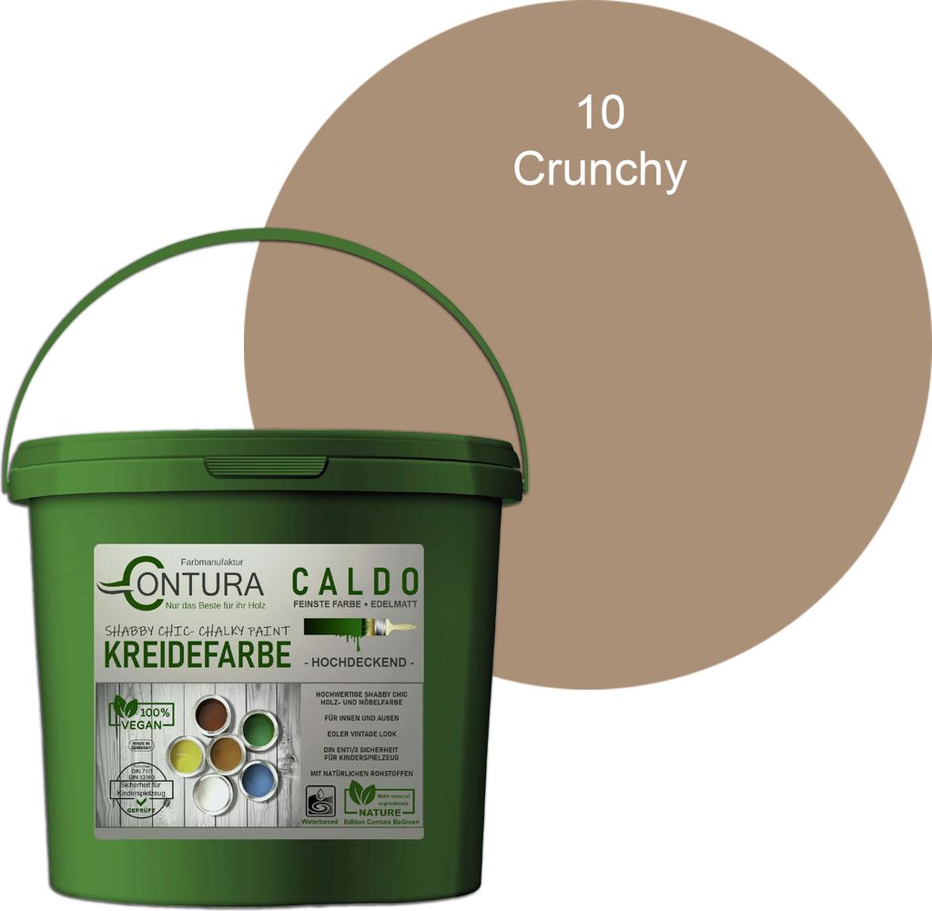 Contura BeGreen 1Kg. Kreidefarbe Shabby Chic Möbellack - 10 Produktbild 