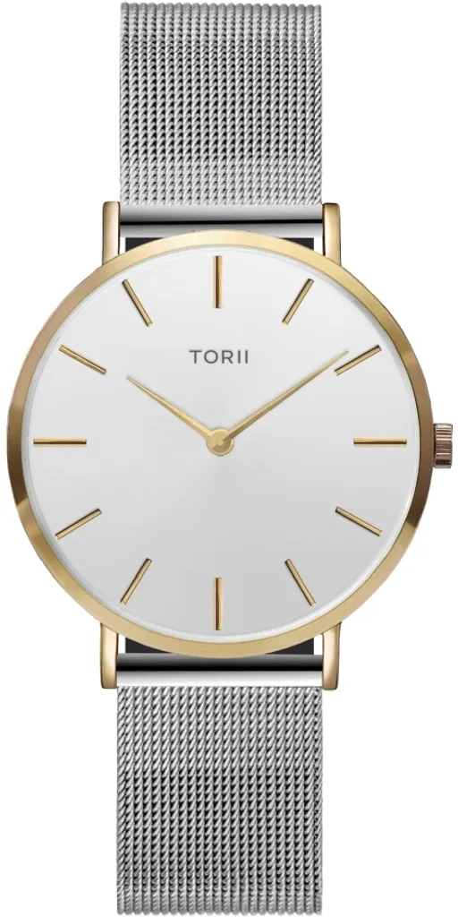 Montre classique femme TORII G34SS.WG argentée : élégance sans allergie