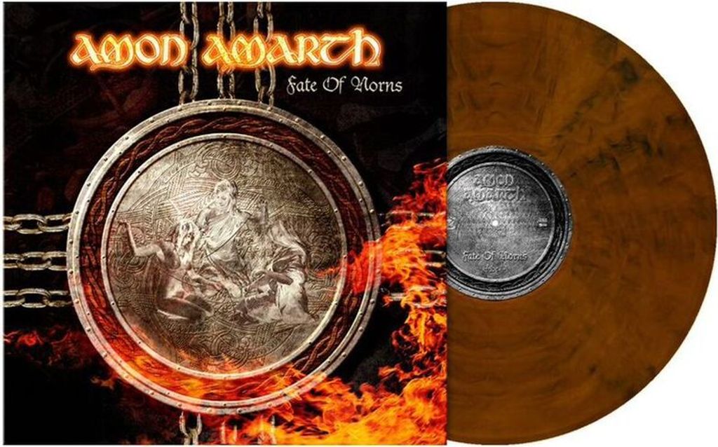Amon Amarth: Amon Amarth - Fate Of Norns (remastered) (Ultimate Edition) (Ochre Brown Marbled Vinyl) - Metal Blade - (LP / F)