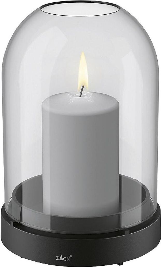 ZACK Windlicht Trevo H20cm grau