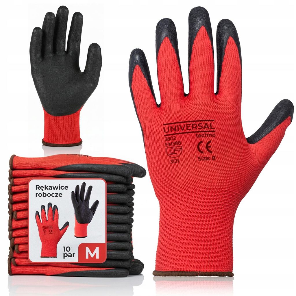 Arbeitshandschuhe – Latex-Handschuhe Für Die Gartenarbeit – Set Mit 12 Paaren – Grösse M