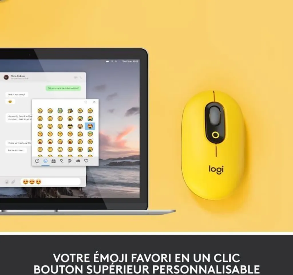 Souris Sans Fil Silencieuse Logitech POP pour En finir avec les Clics Bruyants - 6
