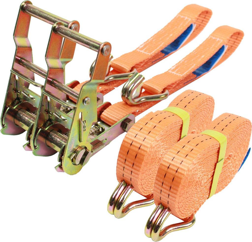 2x Profi Ratschen Spanngurt Spanngurte Zurrgurt 2-tlg 5m Produktbild 