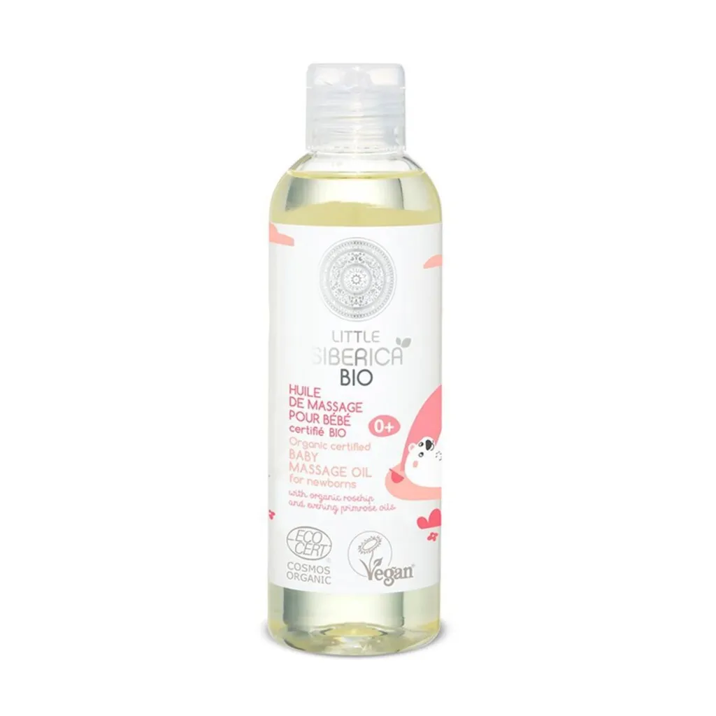 Huile de Massage Bébé Natura Siberica Little Bio Riche en Vitamines